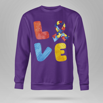 Autism Awareness - Love 2318 The Autism T-Shirt, Gift for People with Depression,