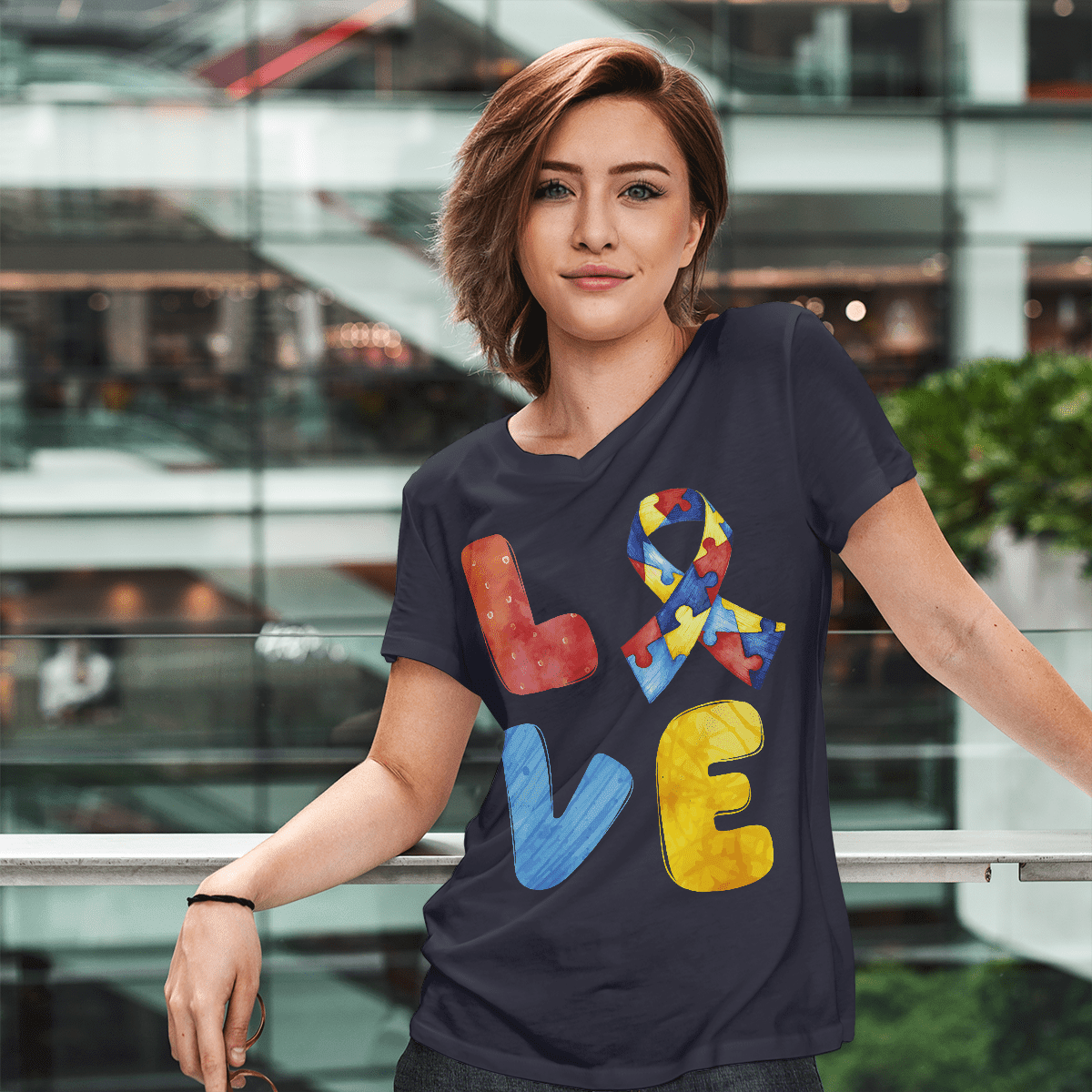 Autism Awareness - Love 2318 The Autism T-Shirt, Gift for People with Depression,