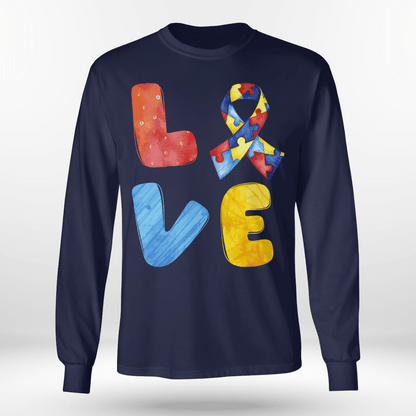 Autism Awareness - Love 2318 The Autism T-Shirt, Gift for People with Depression,