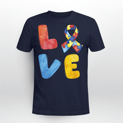 Autism Awareness - Love 2318 The Autism T-Shirt, Gift for People with Depression,