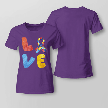Autism Awareness - Love 2318 The Autism T-Shirt, Gift for People with Depression,