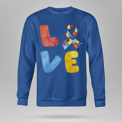 Autism Awareness - Love 2318 The Autism T-Shirt, Gift for People with Depression,