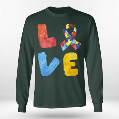 Autism Awareness - Love 2318 The Autism T-Shirt, Gift for People with Depression,