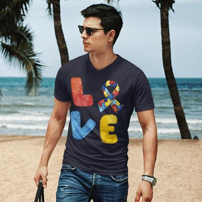 Autism Awareness - Love 2318 The Autism T-Shirt, Gift for People with Depression,