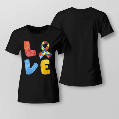 Autism Awareness - Love 2318 The Autism T-Shirt, Gift for People with Depression,