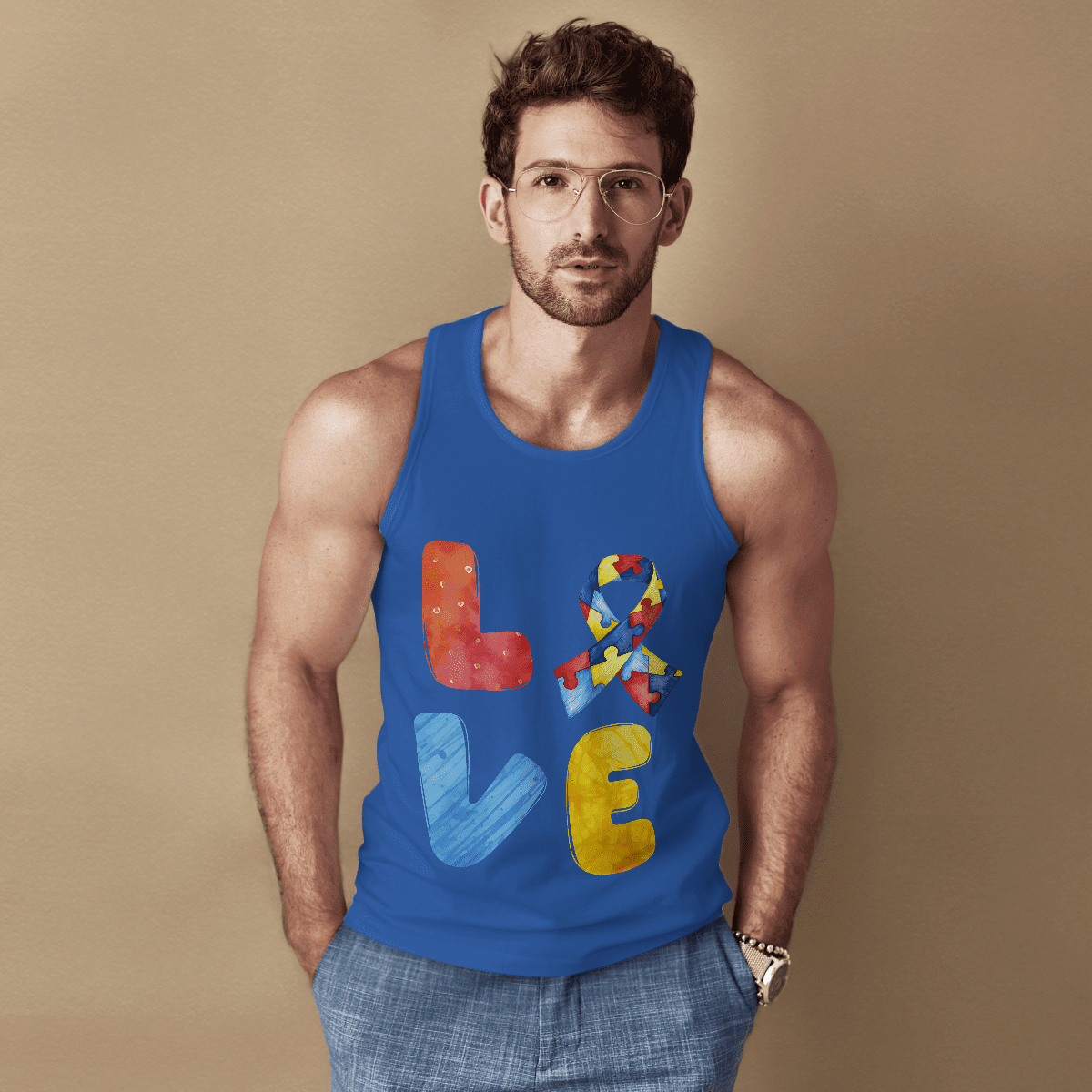 Autism Awareness - Love 2318 The Autism T-Shirt, Gift for People with Depression,