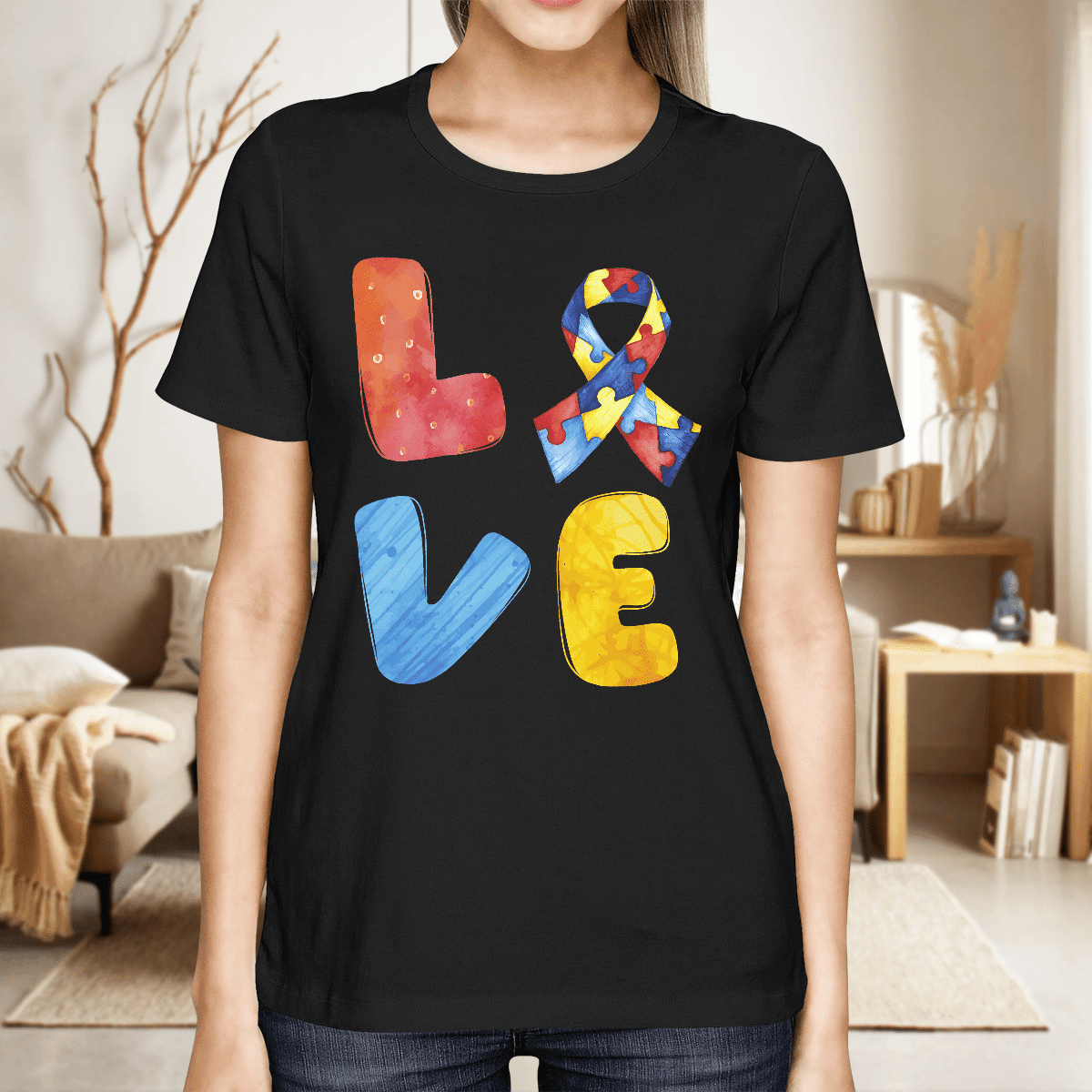 Autism Awareness - Love 2318 The Autism T-Shirt, Gift for People with Depression,