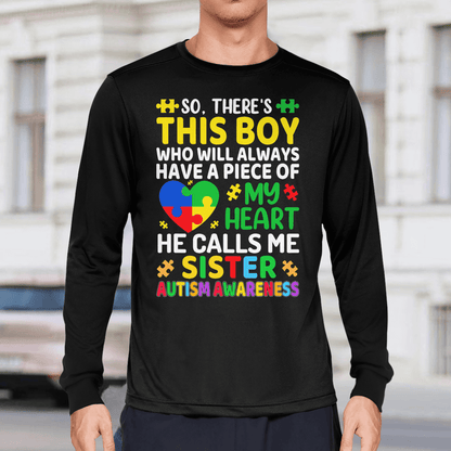 Autism Sister The Autism T-Shirt, Gift for People with Depression,