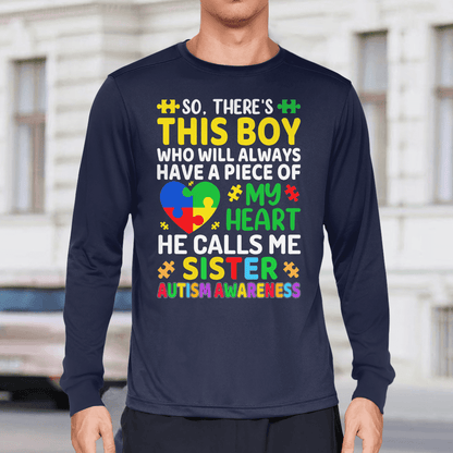 Autism Sister The Autism T-Shirt, Gift for People with Depression,