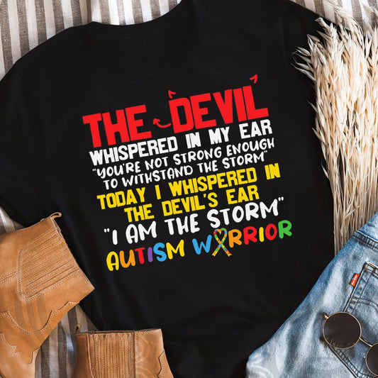 I'm The Storm Autism Warrior The Autism T-Shirt, Gift for People with Depression,