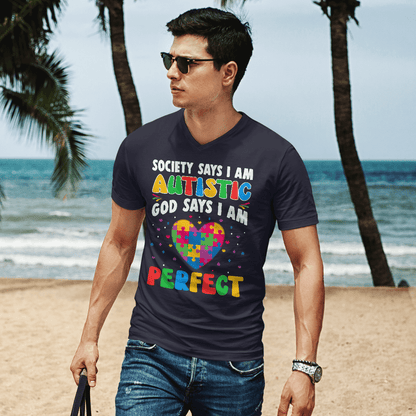 Society Says I'm Autistic The Autism T-Shirt, Gift for People with Depression,