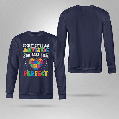 Society Says I'm Autistic The Autism T-Shirt, Gift for People with Depression,