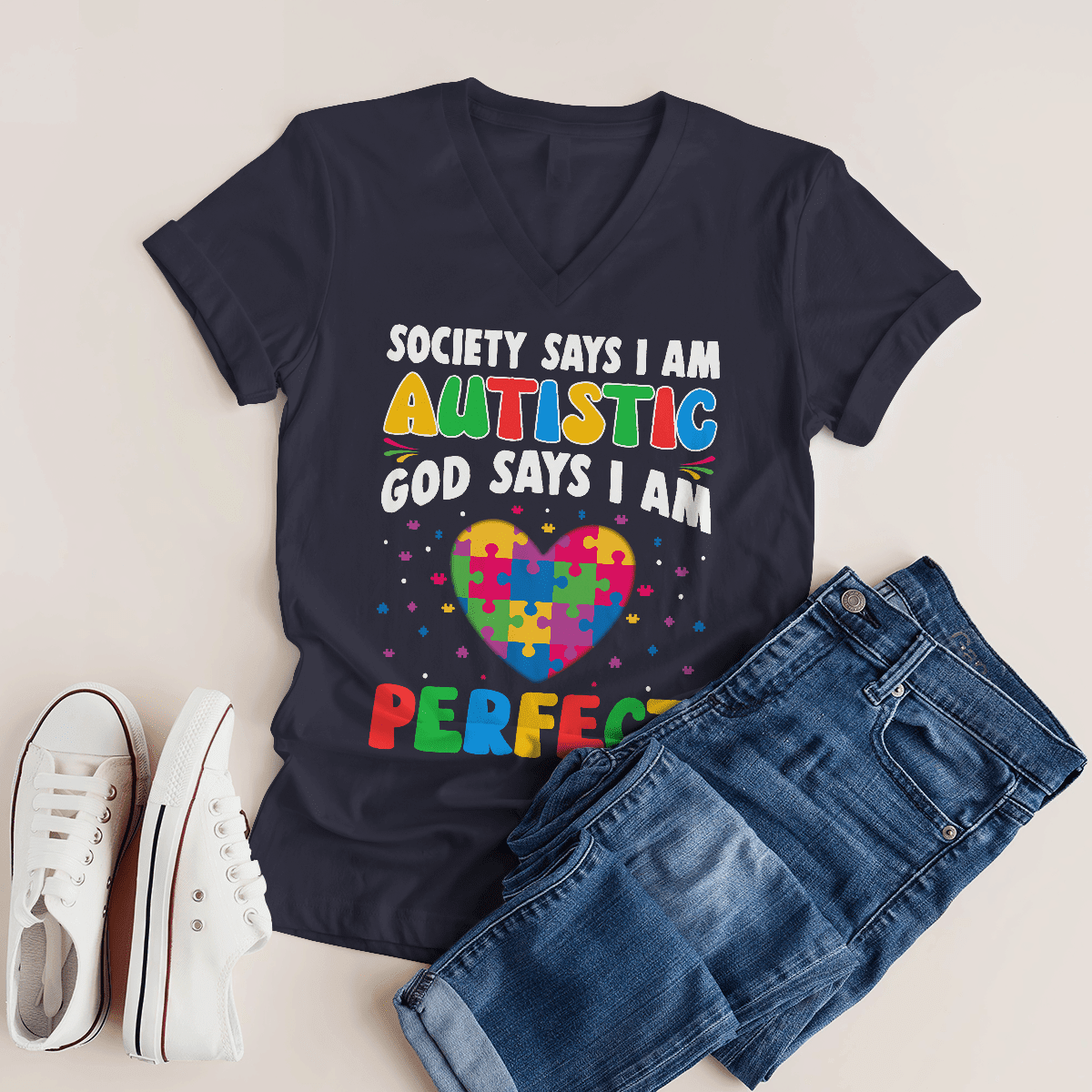 Society Says I'm Autistic The Autism T-Shirt, Gift for People with Depression,