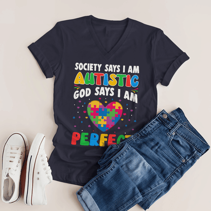 Society Says I'm Autistic The Autism T-Shirt, Gift for People with Depression,