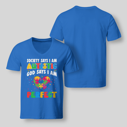 Society Says I'm Autistic The Autism T-Shirt, Gift for People with Depression,