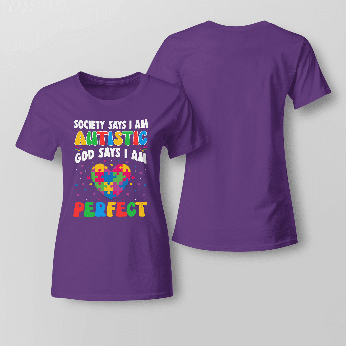 Society Says I'm Autistic The Autism T-Shirt, Gift for People with Depression,
