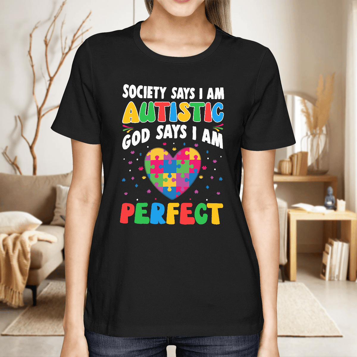 Society Says I'm Autistic The Autism T-Shirt, Gift for People with Depression,