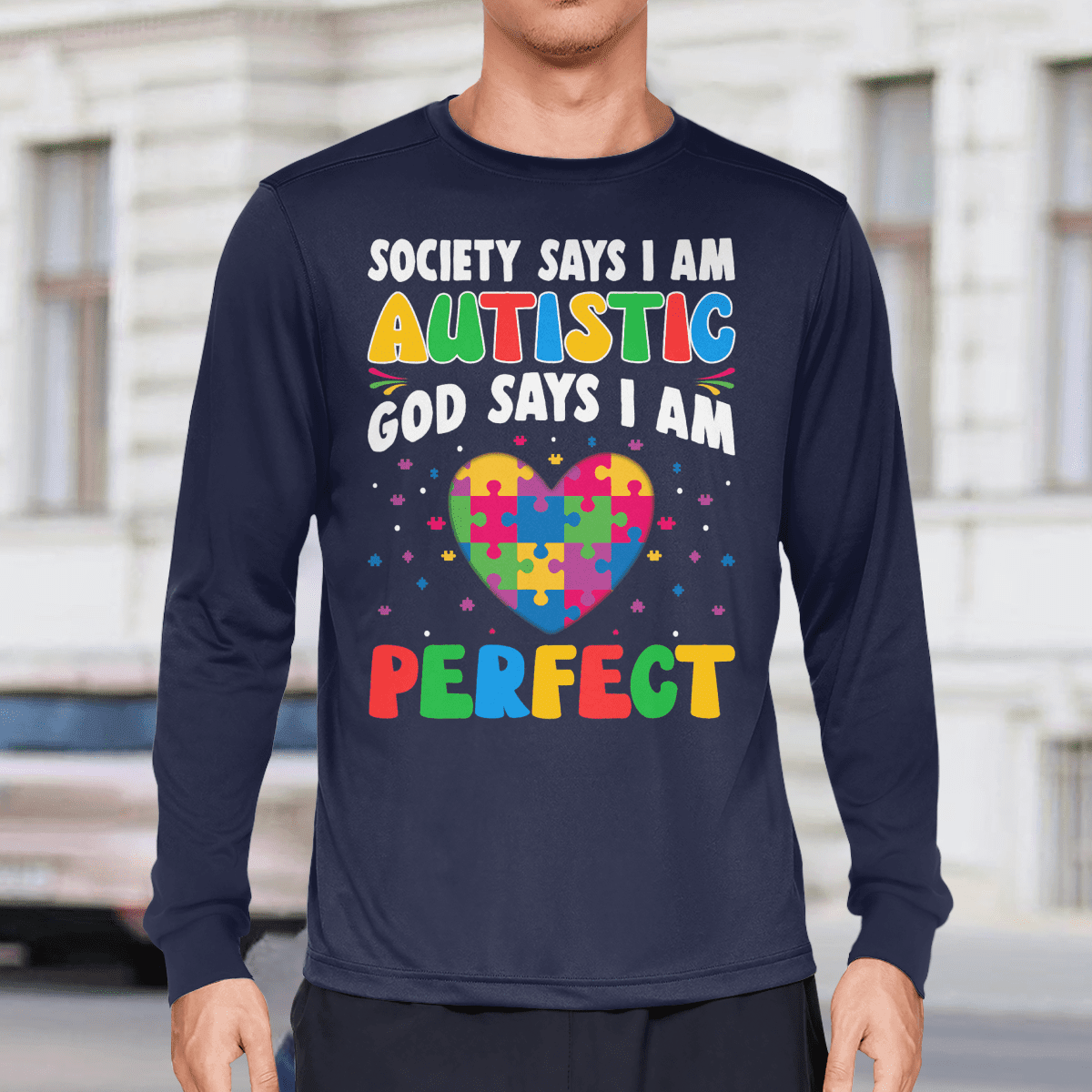 Society Says I'm Autistic The Autism T-Shirt, Gift for People with Depression,