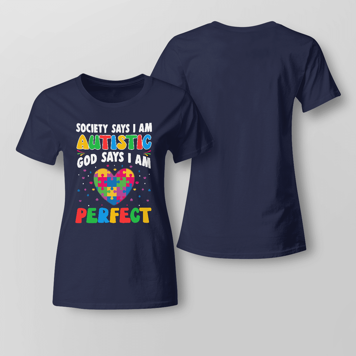 Society Says I'm Autistic The Autism T-Shirt, Gift for People with Depression,