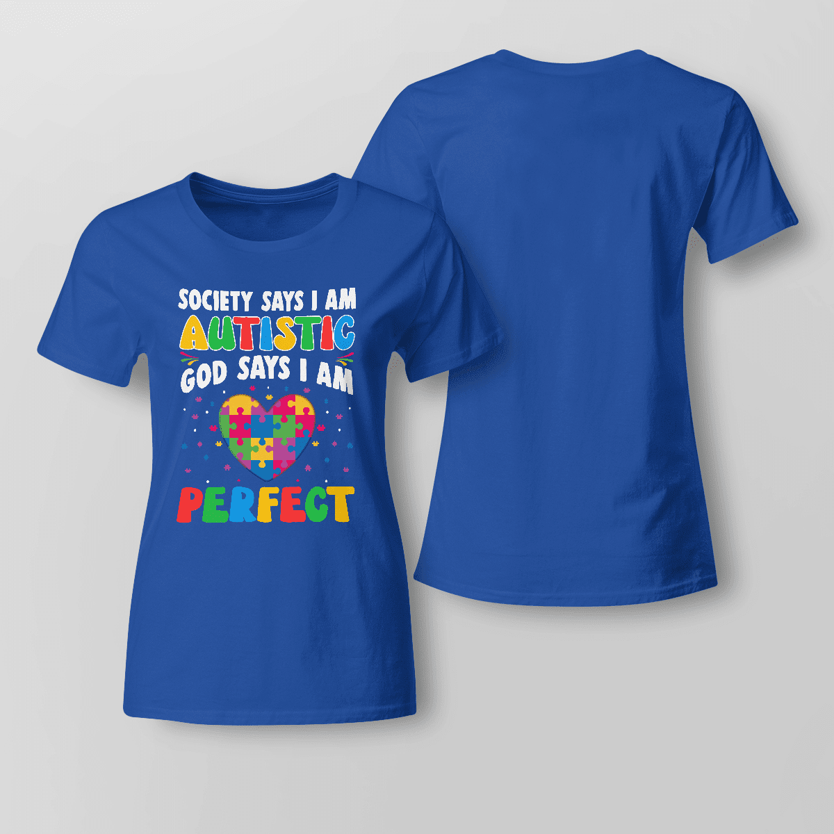 Society Says I'm Autistic The Autism T-Shirt, Gift for People with Depression,