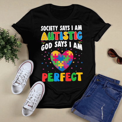Society Says I'm Autistic The Autism T-Shirt, Gift for People with Depression,