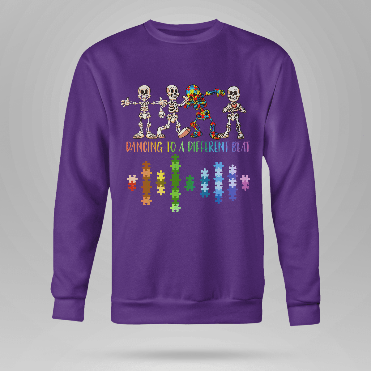 Dancing To A Different Beat 2318 The Autism T-Shirt, Gift for People with Depression,