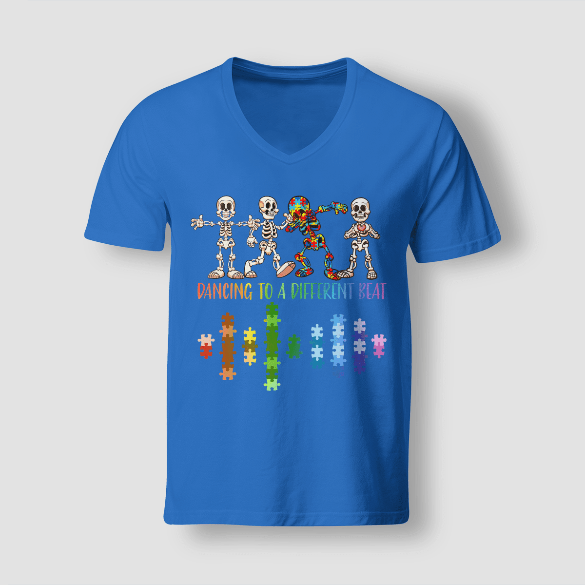 Dancing To A Different Beat 2318 The Autism T-Shirt, Gift for People with Depression,