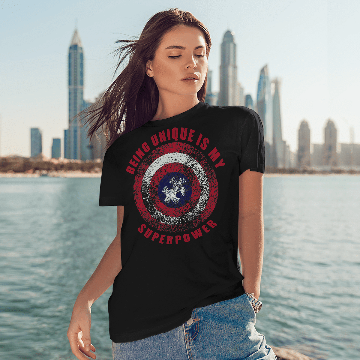 Autism Superpower The Autism T-Shirt, Gift for People with Depression,