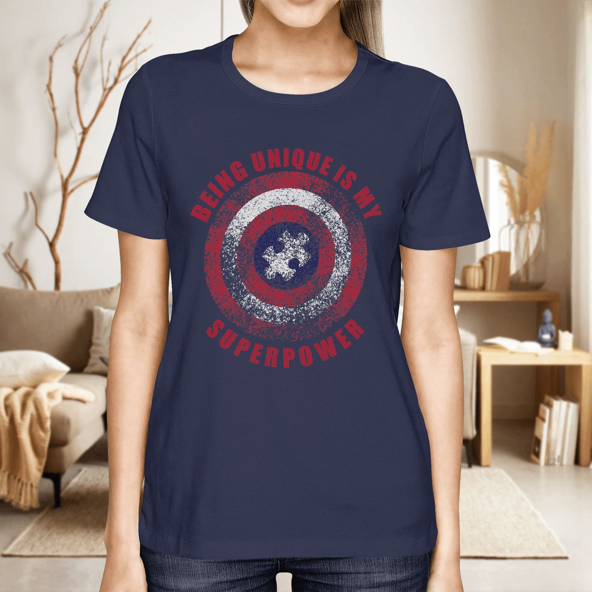 Autism Superpower The Autism T-Shirt, Gift for People with Depression,