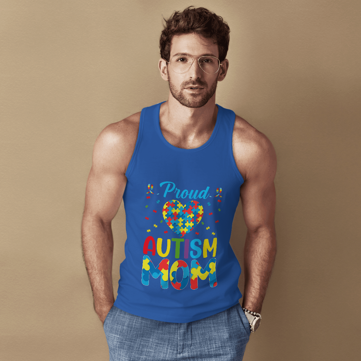 Proud Autism Mom The Autism T-Shirt, Gift for People with Depression,