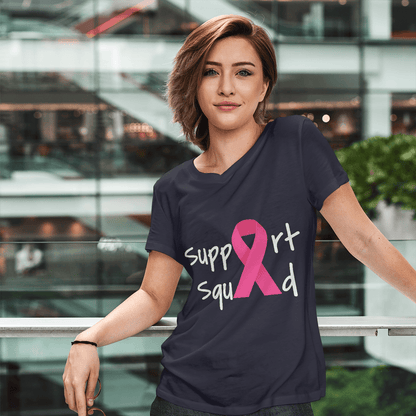 Breast Cancer Support Squad 2318 For Cancer Warriorr,Breast Cancer Support Shirt, Breast Cancer Awareness Gift