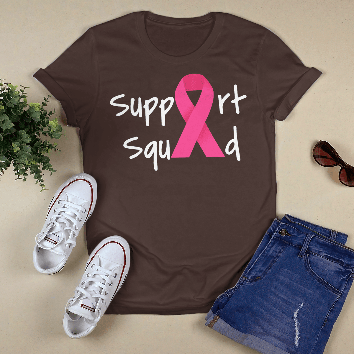 Breast Cancer Support Squad 2318 For Cancer Warriorr,Breast Cancer Support Shirt, Breast Cancer Awareness Gift