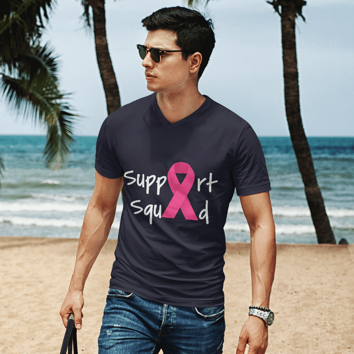 Breast Cancer Support Squad 2318 For Cancer Warriorr,Breast Cancer Support Shirt, Breast Cancer Awareness Gift