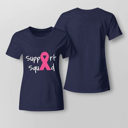 Breast Cancer Support Squad 2318 For Cancer Warriorr,Breast Cancer Support Shirt, Breast Cancer Awareness Gift