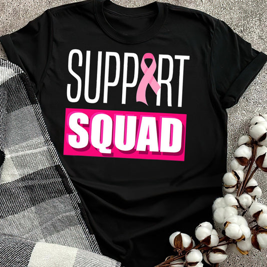 Breast Cancer Support Squad 2318 For Cancer Warriorr,Breast Cancer Support Shirt, Breast Cancer Awareness Gift