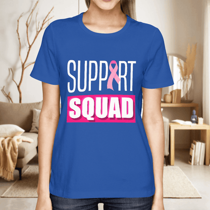 Breast Cancer Support Squad 2318 For Cancer Warriorr,Breast Cancer Support Shirt, Breast Cancer Awareness Gift