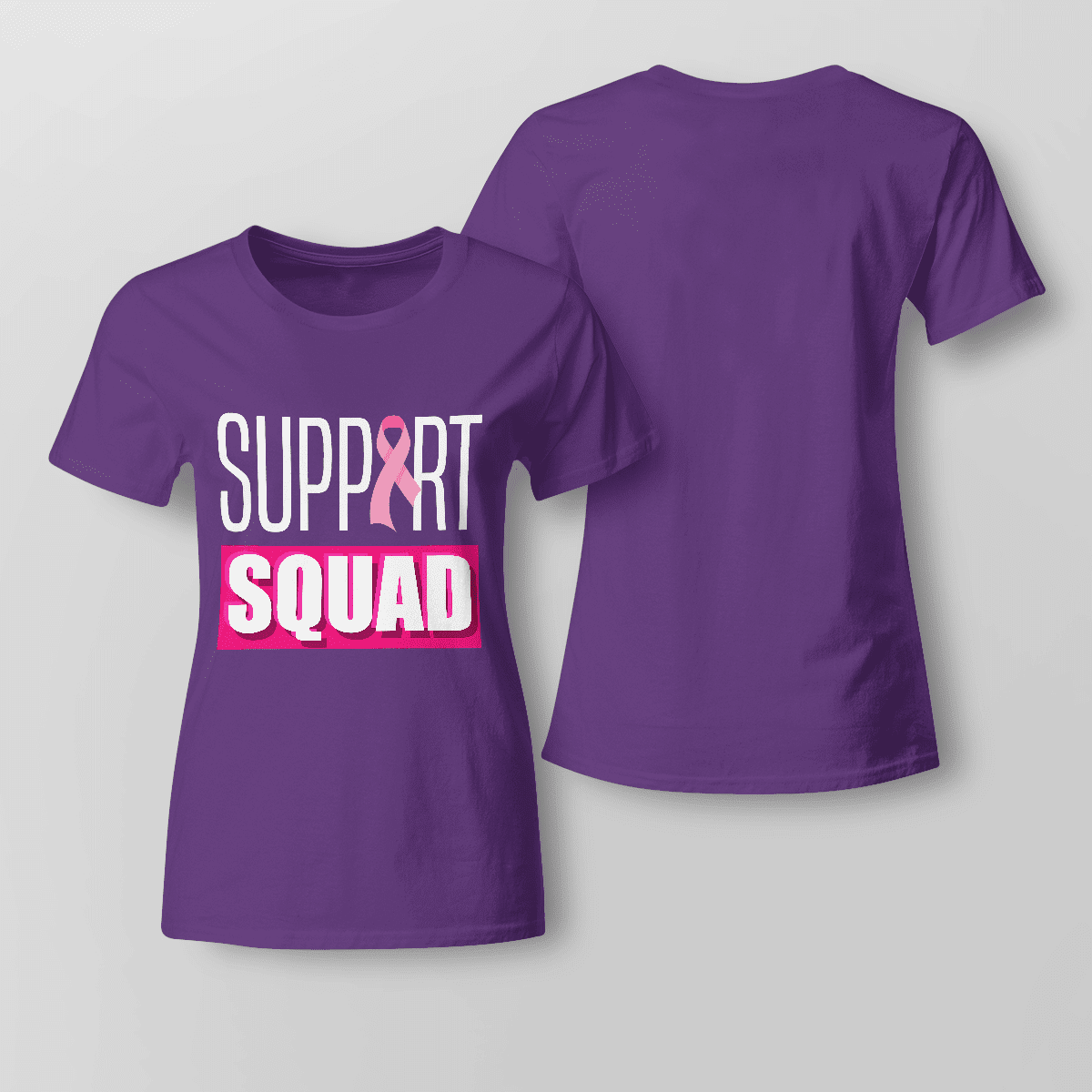 Breast Cancer Support Squad 2318 For Cancer Warriorr,Breast Cancer Support Shirt, Breast Cancer Awareness Gift