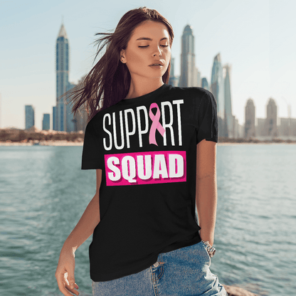 Breast Cancer Support Squad 2318 For Cancer Warriorr,Breast Cancer Support Shirt, Breast Cancer Awareness Gift