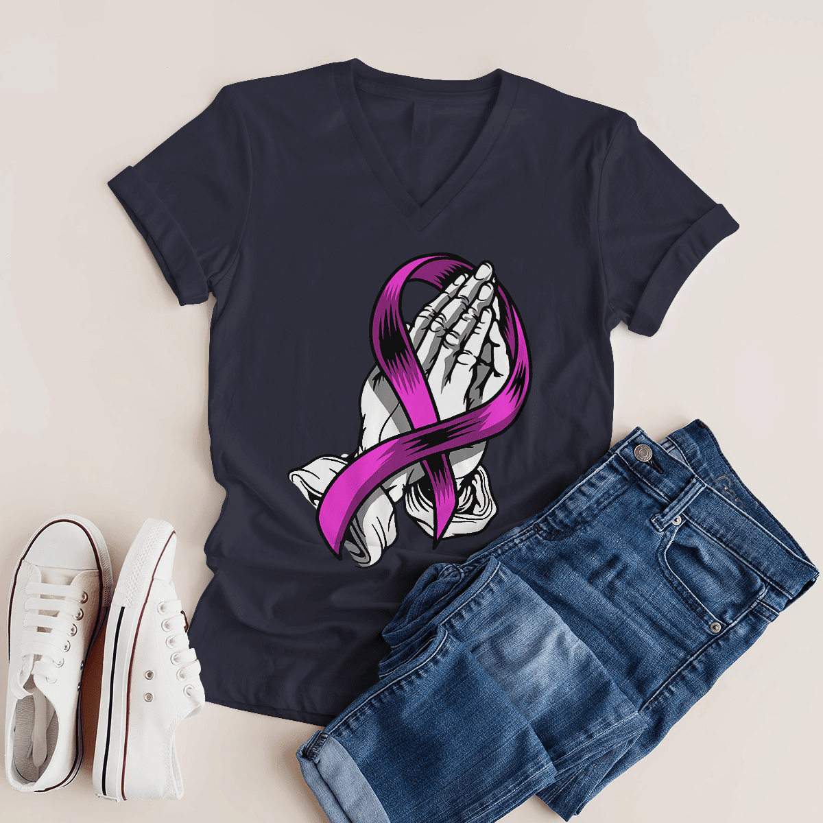 Breast Cancer Prayer For Cancer Warriorr,Breast Cancer Support Shirt, Breast Cancer Awareness Gift