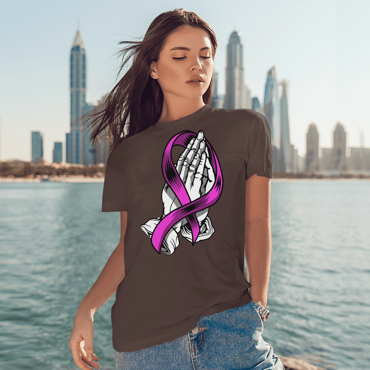 Breast Cancer Prayer For Cancer Warriorr,Breast Cancer Support Shirt, Breast Cancer Awareness Gift