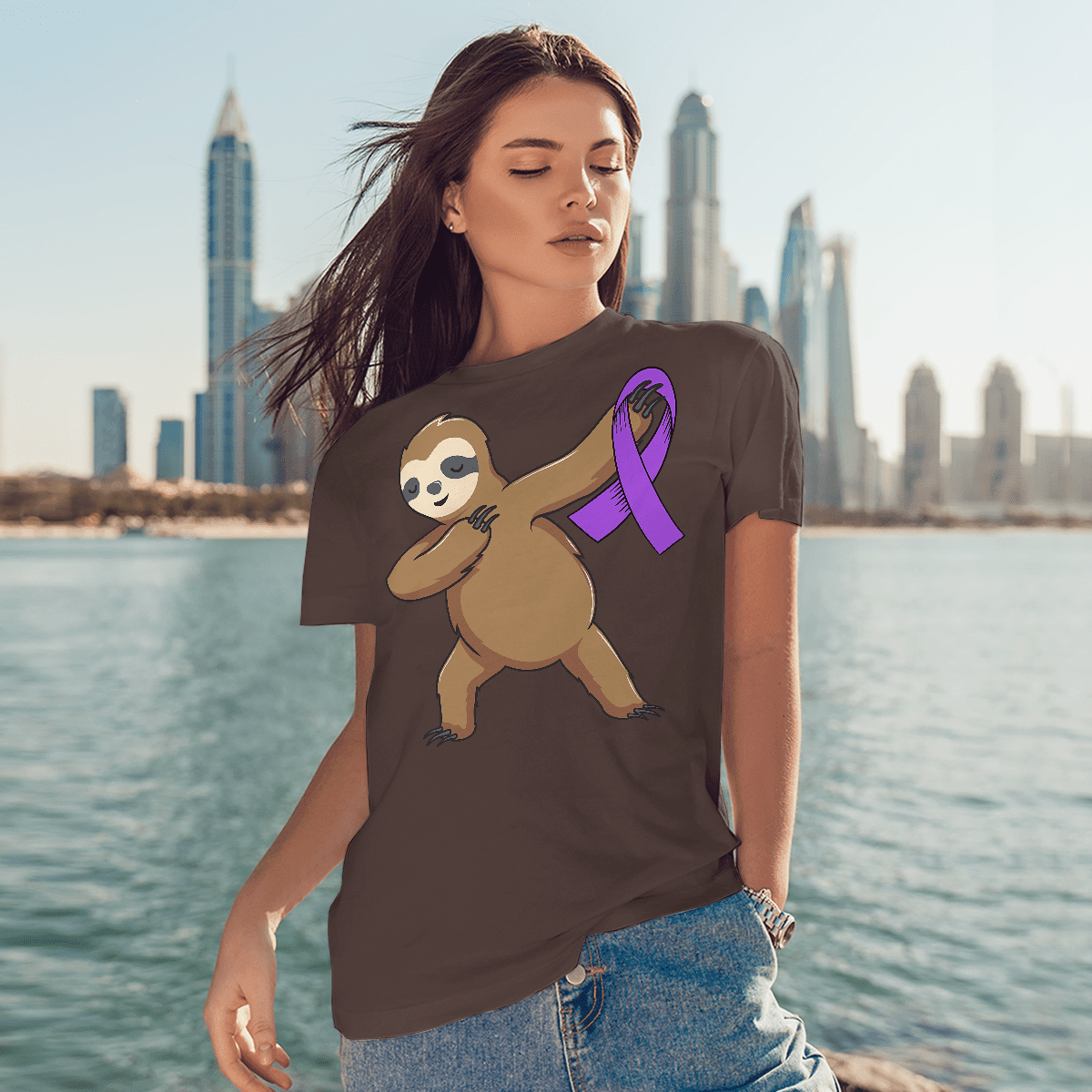 Alzheimer's Warrior Sloth 2318