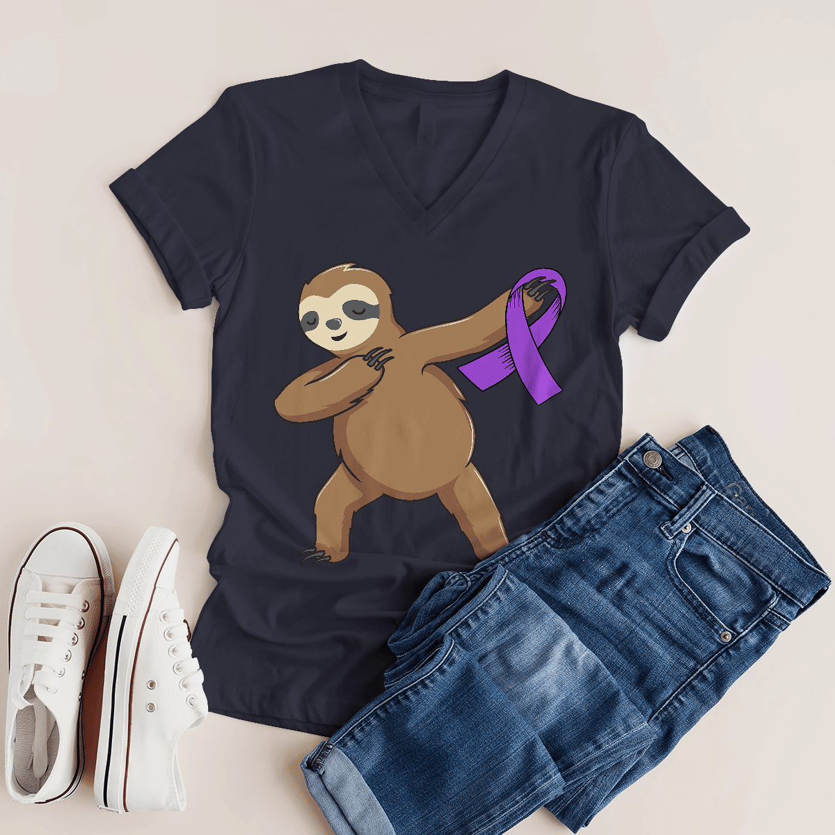 Alzheimer's Warrior Sloth 2318