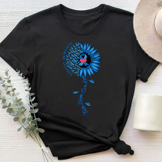 Blue Sunflower 2318 Diabetes Awareness Shirt, Diabetes Survivor Support Shirt, Gift For Diabetic, Diabetes Awareness Month