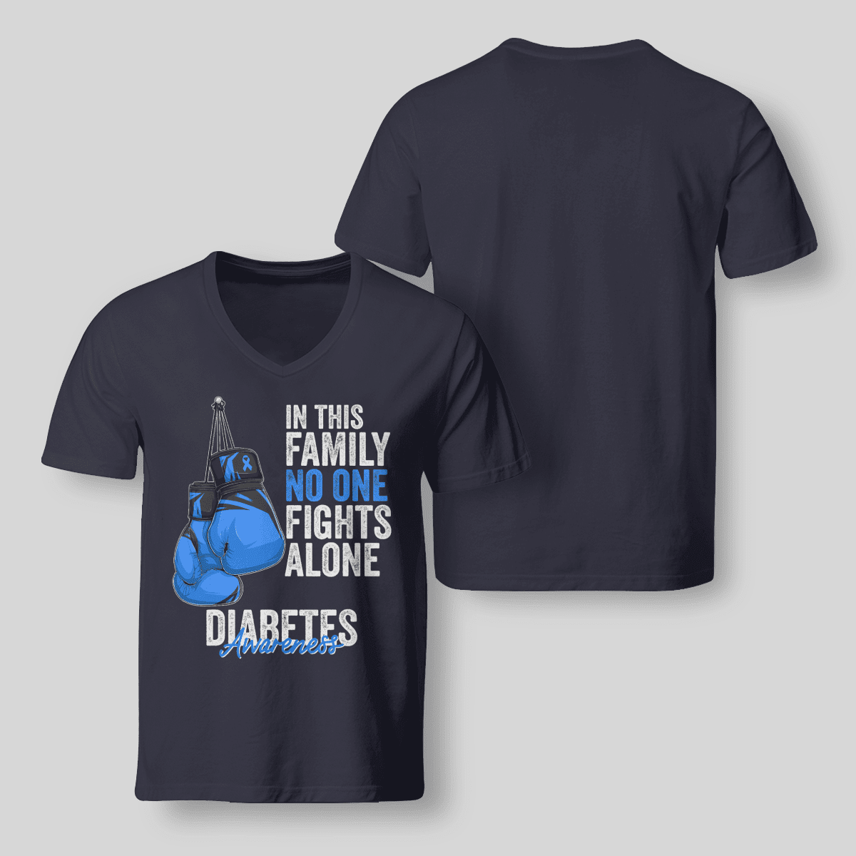 We Wear Blue Diabetes Awareness Shirt, Diabetes Survivor Support Shirt, Gift For Diabetic, Diabetes Awareness Month