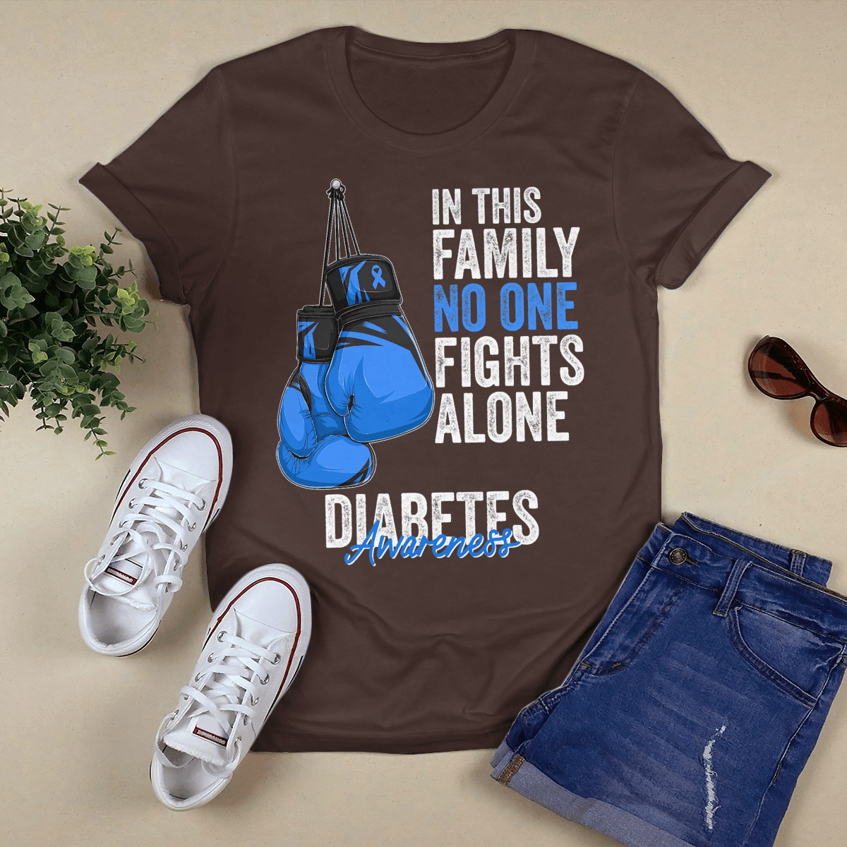 We Wear Blue Diabetes Awareness Shirt, Diabetes Survivor Support Shirt, Gift For Diabetic, Diabetes Awareness Month