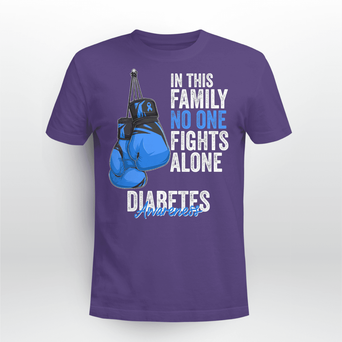 We Wear Blue Diabetes Awareness Shirt, Diabetes Survivor Support Shirt, Gift For Diabetic, Diabetes Awareness Month