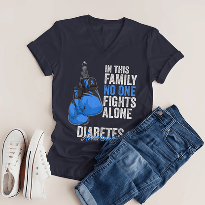 We Wear Blue Diabetes Awareness Shirt, Diabetes Survivor Support Shirt, Gift For Diabetic, Diabetes Awareness Month