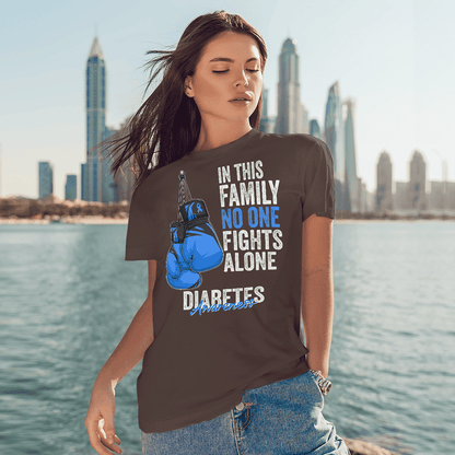We Wear Blue Diabetes Awareness Shirt, Diabetes Survivor Support Shirt, Gift For Diabetic, Diabetes Awareness Month