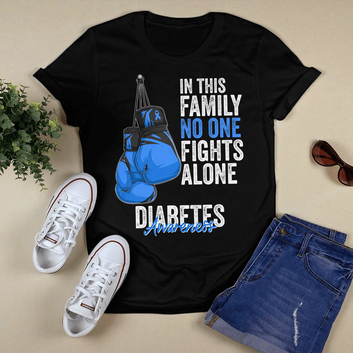 We Wear Blue Diabetes Awareness Shirt, Diabetes Survivor Support Shirt, Gift For Diabetic, Diabetes Awareness Month