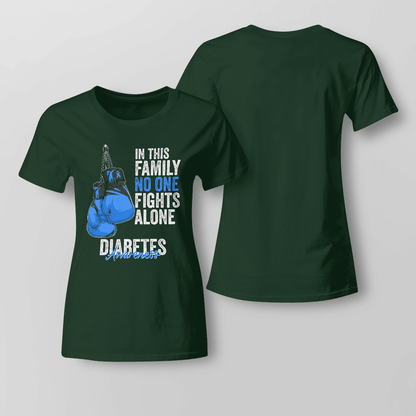We Wear Blue Diabetes Awareness Shirt, Diabetes Survivor Support Shirt, Gift For Diabetic, Diabetes Awareness Month